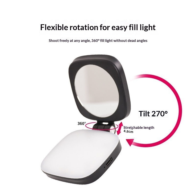 Mobile Phone Magnetic Fill Light Comes With A Makeup Mirror