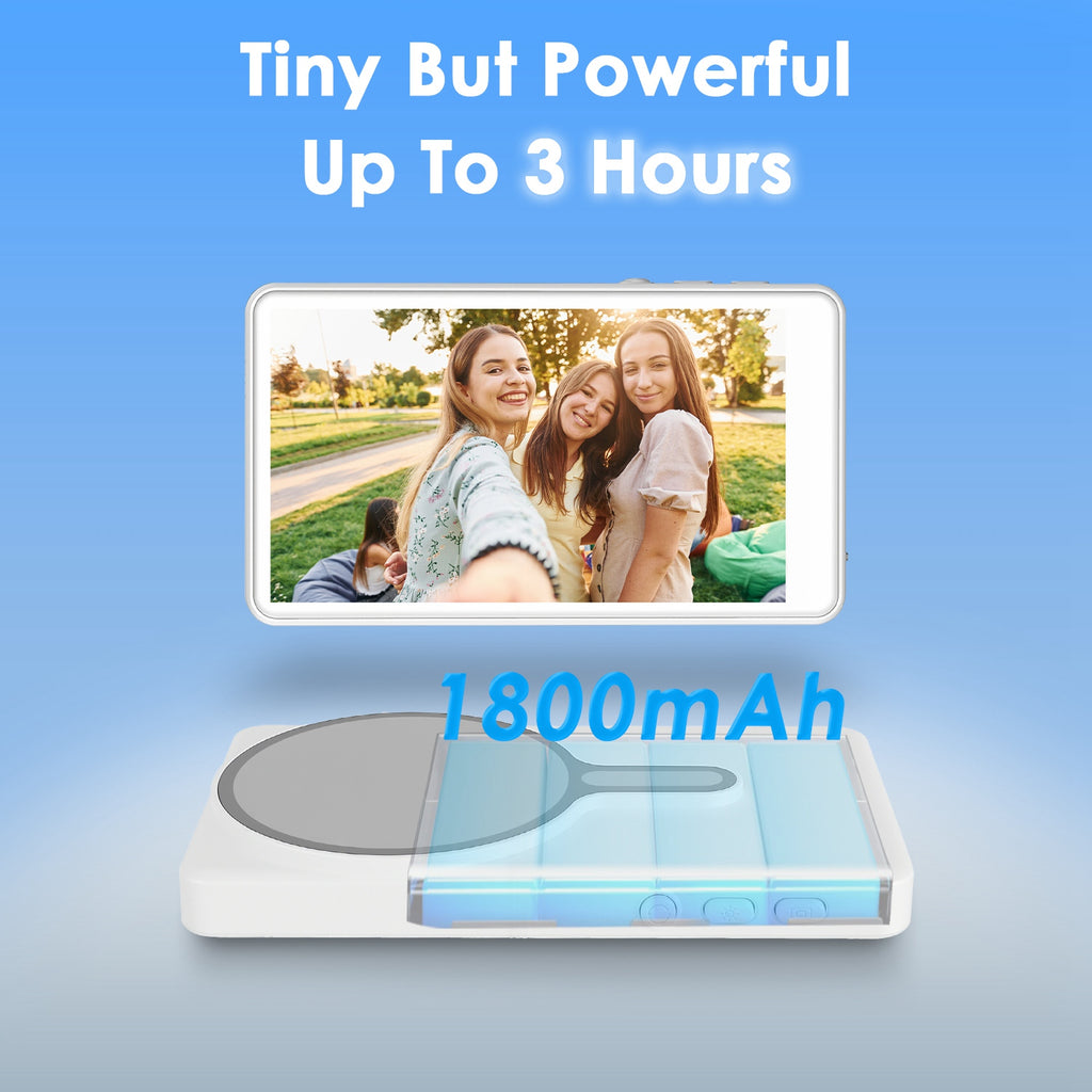 Vlog Selfie Monitor Screen Magnetic Rear Camera Phone Monitor Wireless Selfie Monitor Screen With 33FT Remote For Vlog Live Stream Compatible With IOS Android