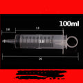 Plastic Syringe Large Capacity Syringe Transparent Reusable Sterile Measuring Injection Syringe Nutrient Hydroponics